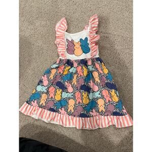 Girls Peeps Dress- 7/8